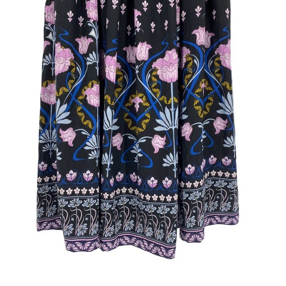 NEW Anthropologie Dasha Floral Midi Dress sz M - Picture 9 of 14